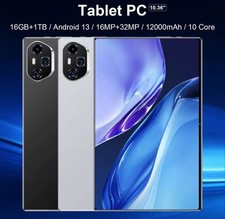 Tablette 10.36 pouces 4K Android 14 Pad 300Pro 16GB 1TB Snapdragon 2025 Pack HDR