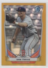 2014 Bowman Draft Chrome Gold Refractor 38/50 Sam Travis #CDP61 0b2