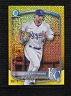 2025 Bowman Chrome Prospects Yellow Mojo Refractor 56/75 Jac Caglianone
