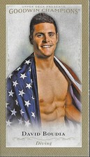 2016 Upper Deck Goodwin Champions Mini #27 David Boudia - BB