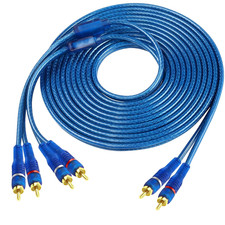 MAYWILLA RCA Car Audio Y Splitter Cable 2 Channel to 4 Channel RCA Car Audio Int