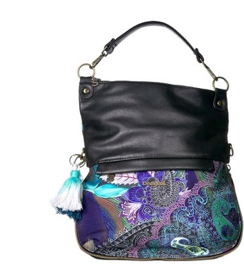 Desigual Damen Umhängetasche  Folded Boheme Paisely Muster Gebraucht  sehr gut.