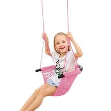 JKsmart Swing Seat for Kids Heavy Duty Rope Play Secure Children Swing Set,Pe...