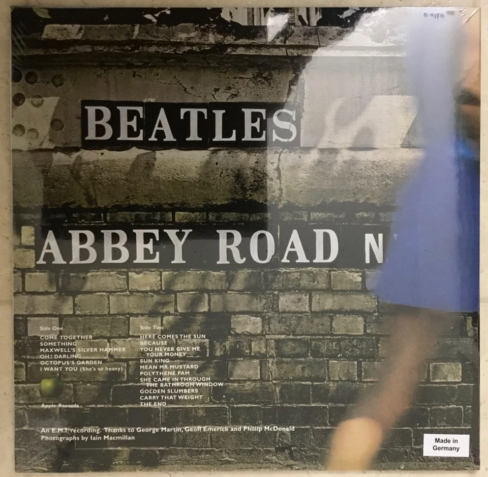 the BEATLES ABBEY ROAD Lp GREEN VINYL . - Image 3 of 4
