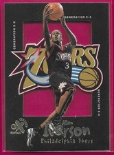 1998-99 Skybox E-X  Century Allen Iverson Generation E-X die cut SP #15 of 15 GE