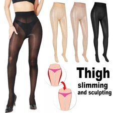 Women High Waist  Anti Cellulite Thermal Stretch Soft Tights Underwear Pantyhose