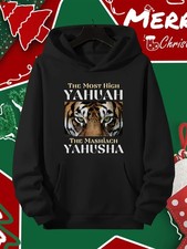 Men's  Women's Heavyweight 220gsm Christian Hebrew Hooded Sweatshirt - YHoodie