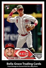 2023 Topps Update Matt McLain #US199 Cincinnati Reds Rookie MLB Baseball 
