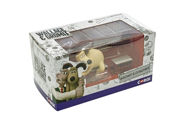 Corgi CC80603 - Wallace & Gromit - The Wrong Trousers - Gromit & Coaches - Neu-image
