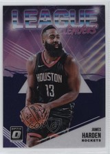 2018-19 Panini Donruss Optic League Leaders Purple Prizm James Harden #1 1d0