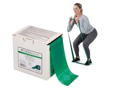 TheraBand Exercise Resistance Band Green~4 Inch x 50 Yard~Heavy Level 4