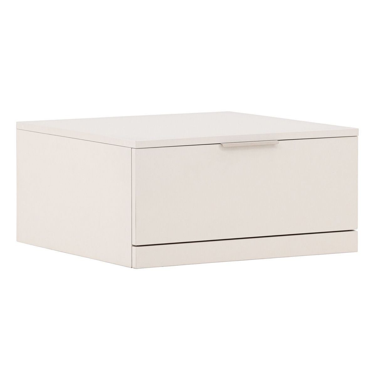 Table de Chevet Nice Beige 29cm avec 2 Tiroirs de Rangement pour Chambre