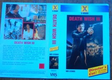 VHS Video Cover DEATH WISH 3 CHARLES BRONSON ...
