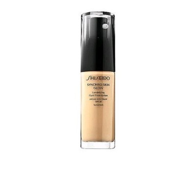 Shiseido Synchro Skin Glow Luminizing Fluid Foundation SPF 20, Golden 4, 1oz.