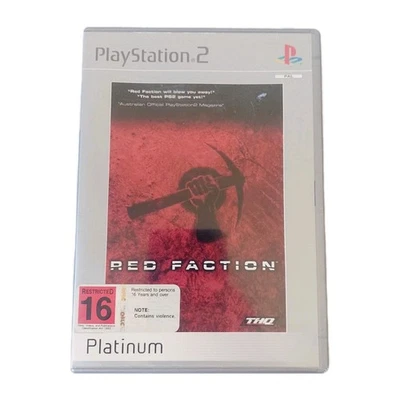 Red Faction Platinum Edition - PlayStation 2 PS2 PAL - Free Post - Image 1 of 4