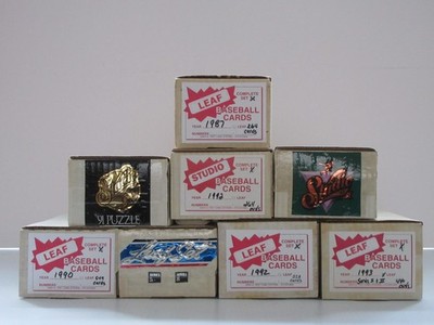 1985 to 1992 LEAF BASEBALL & STUDIO BASEBALL HAND COLLATED SETS ~ MINT CONDITION