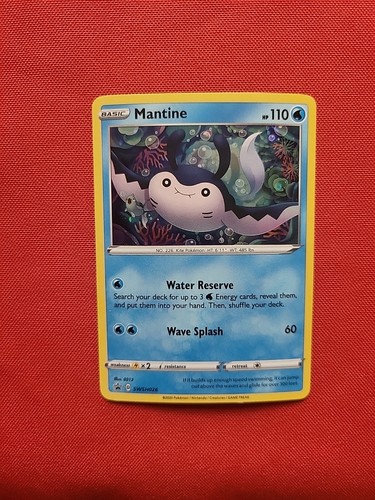 Pokemon: Mantine SWSH026 Holo SWSH: Sword & Shield Promo Cards - LP / LP+ - F85 - Picture 12 of 24