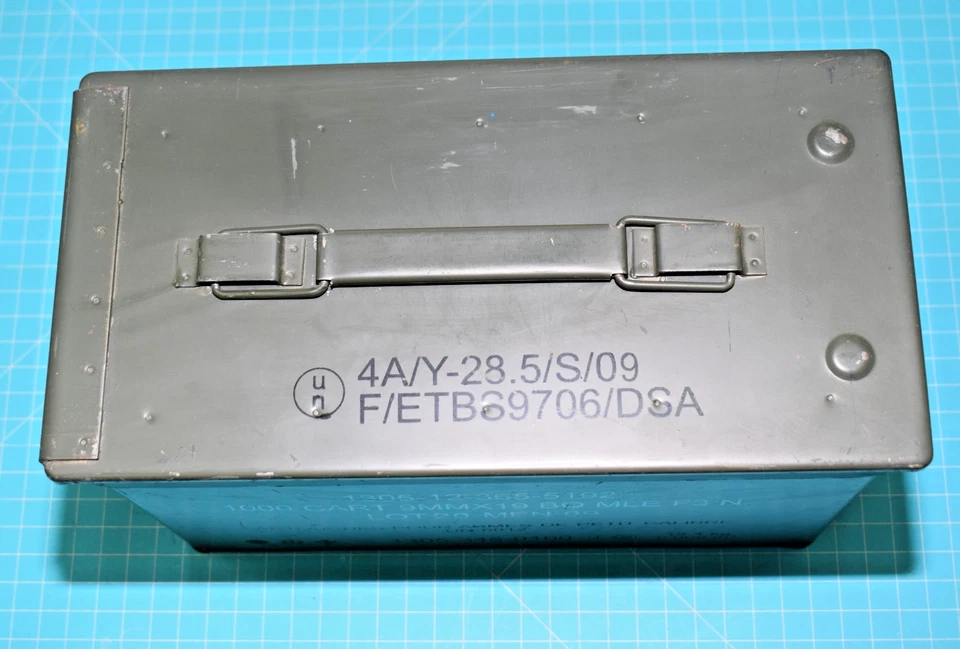 caisse de munitions militaire M2A1 hermétique dimension 31x15.5x19cm d'occasion - Photo 3/4