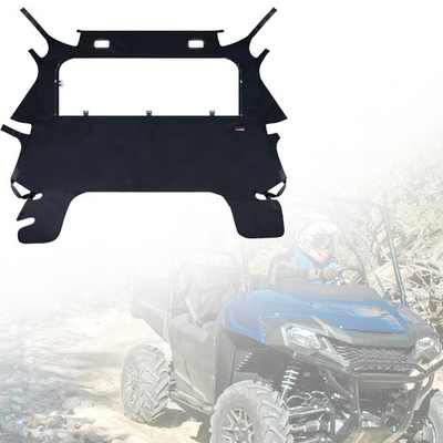 #ad #ad Soft Rear Window Dust Panel with Zipper For Honda Pioneer 700 700 4 2014 2025 $35.26