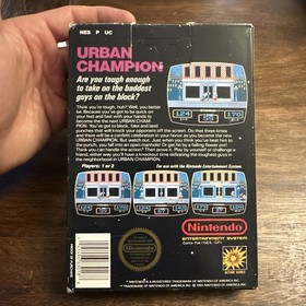 Urban Champion (Nintendo NES 1985) Complete CIB - Hang Tab 5 Screw - Authentic