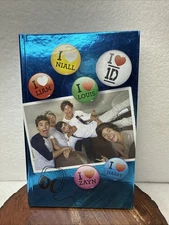 One Direction 120 Sheet Journal Hard Cover Book Blue Metallic 1D 5.25" x 8.25"