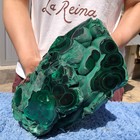 10.7LB Natural green Malachite quartz crystal mineral specimen Healing — photo 3