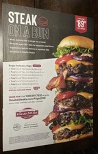 Omaha Steaks On A Bun Advertisement  Ad#5920
