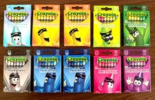 Crayola Crayons Lot of 10 - 8 Count Packs 2013 Walmart Limited Edition Mixed NEW