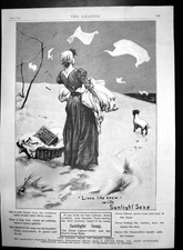 Old Antique Print Sunlight Soap Linen Like Snow With Sunlight Soap 1901 20th