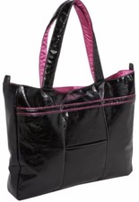 Jujube Mighty Be Earth Leather Black/Pink NWT