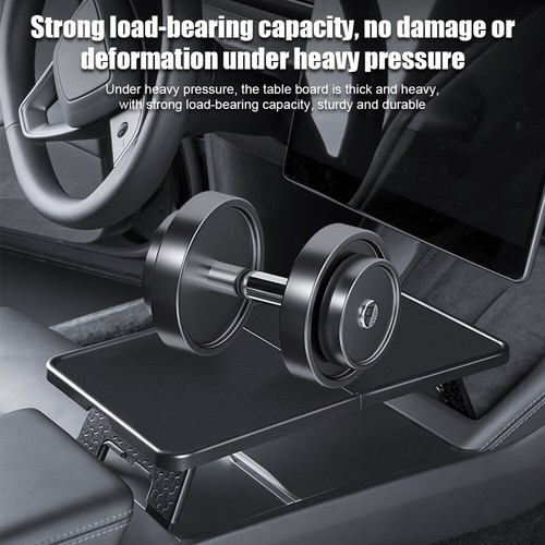 Car Table Tray for 2020-2024 Tesla Model Y/3 Center Console Foldable Table Desk - Afbeelding 10 van 13