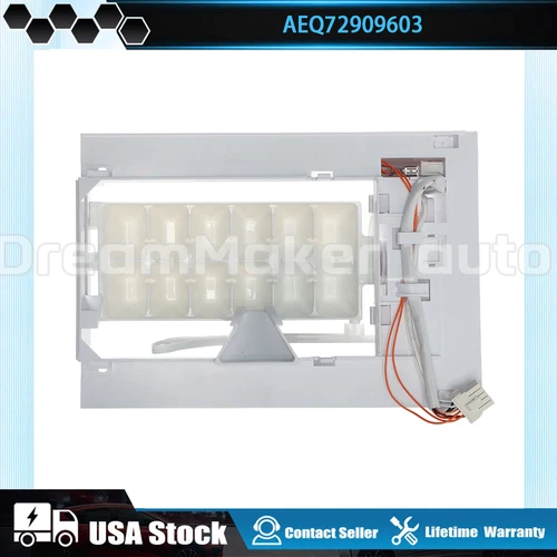 NEW OEM AEQ72909603 for LG Refrigerator Ice Maker Assembly Kit 12 Cube Flex Tray