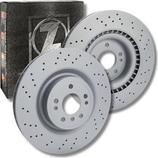 2x ZIMMERMANN COAT Z 400.3685.20 Bremsscheibe 350mm VORNE für MERCEDES M GLE