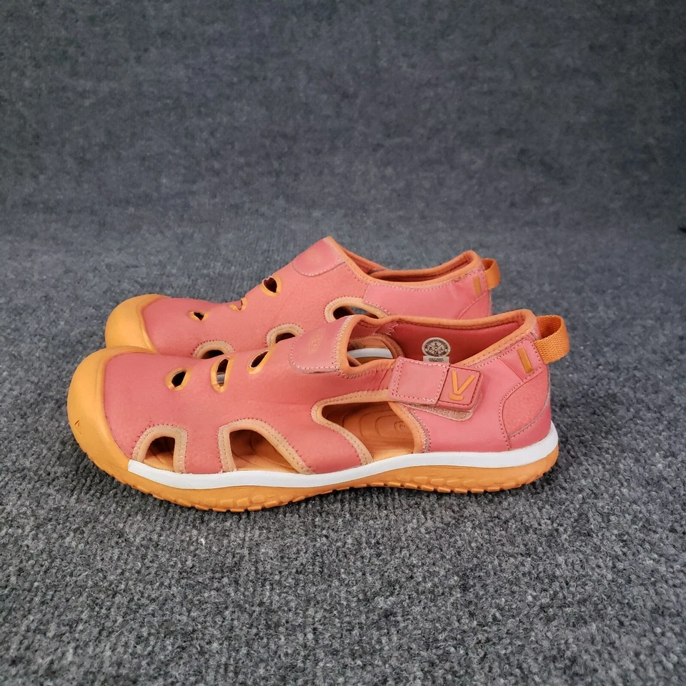 Sandalias de agua Keen Stingray grandes para niñas talla 6 coral naranja punta cerrada ligeras Foto 4 de 4