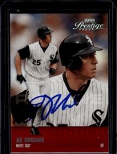 2003 Playoff Prestige #181 Autographed Joe Borchard Trading Card