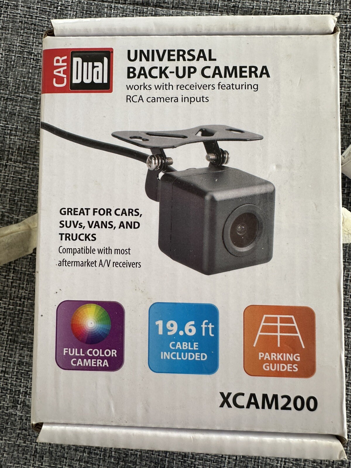 Car Dual UNIVERSAL BACK-UP CAMERA Full Color Rear View • 170° Wide Angle Lens