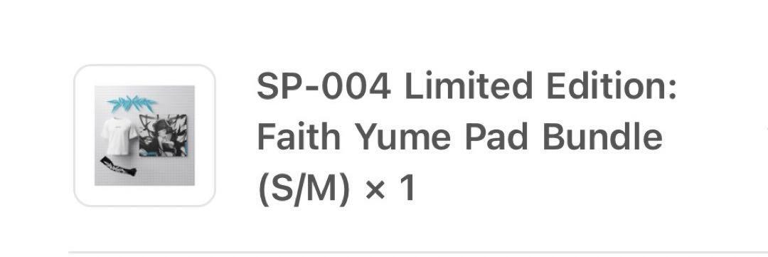 WALLHACK Faith Yume SP-004 SKYPAD Bundle 3 item set S/M | eBay