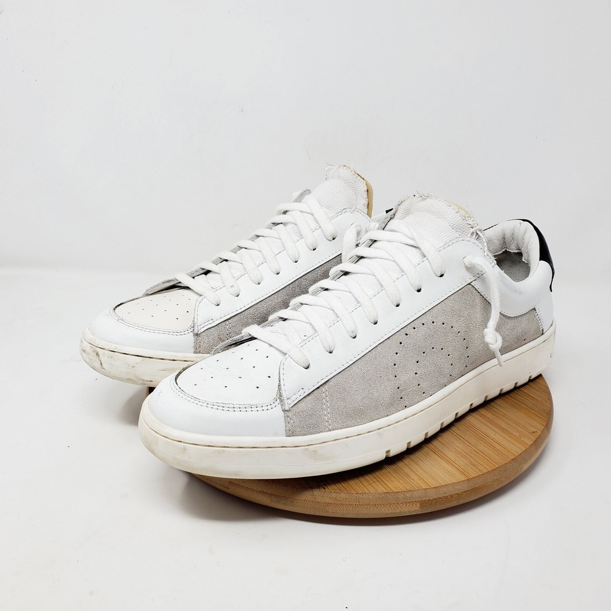 Oliver Cabell Shoes Womens 41 Low 2 Sea Salt White Grey