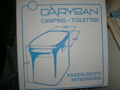 Carysan Toilette Klo Ohne Wasser Fur Camping Garten Reisemobil