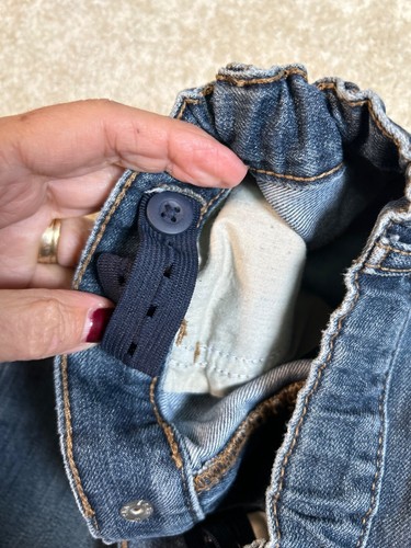 Place Childs Size 6H Bootcut Adjustable Waist Blue Jeans - Picture 5 of 7