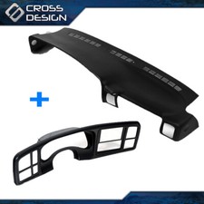 Fits 1999-06 Silverado Sierra Suburban Radio Dash Trim Bezel Dash Cover Overlay