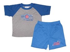 NWT Chicago Cubs Boys 4-7 MLB 2 Piece Set Short Sleeve Tee  Shorts