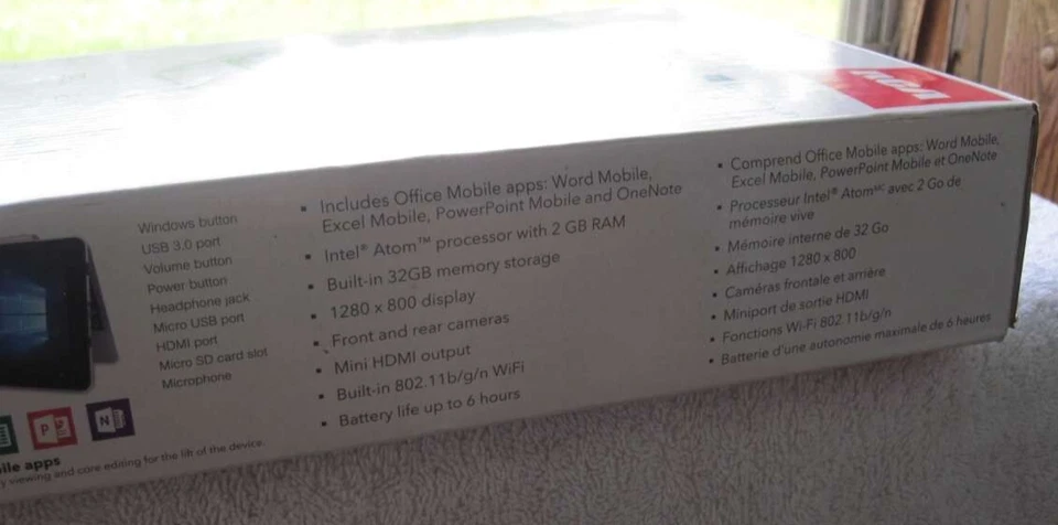 RCA Cambio 2-in1 Notebook Tablet 10 Inches 32 GB 2 GB Memory Office Mobile HDMI - Image 2 of 4