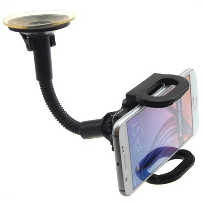 For iPhone 15/Pro/Max/Plus - Holder Car Mount Windshield Cradle Swivel Dock