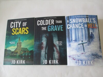 DCI Jack Logan lot of 7 books plus 2 Heather Filson J D Kirk Scottish Crime