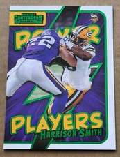2022 Panini Contenders HARRISON SMITH #PWR-HSM Power Players Emerald 