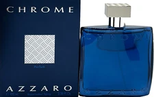 AZZARO CHROME PARFUM SPRAY FOR MEN 3.38 Oz / 100 ml BRAND NEW ITEM SEALED IN BOX