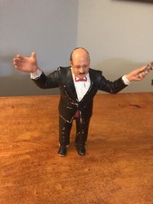 1986 LJN WWF WWE Mean Gene Okerlund Vintage Titan Sports Wrestling