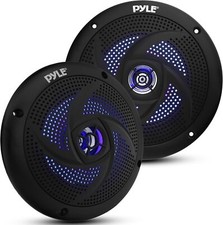 Pyle Marine Speakers 5.25" 2 Way Waterproof Outdoor Audio Stereo Sound System