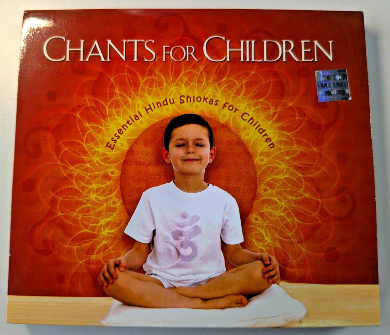 Chants For Children Essential Hindu Shiokas for Children CD 2009 Sleeve Like New